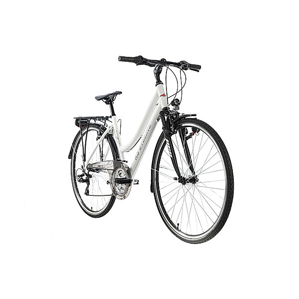 KS Cycling Trekkingrad Damen 28“ Canterbury 21 Gang weiß Tourenlenker weiß (Größe: 48 cm)