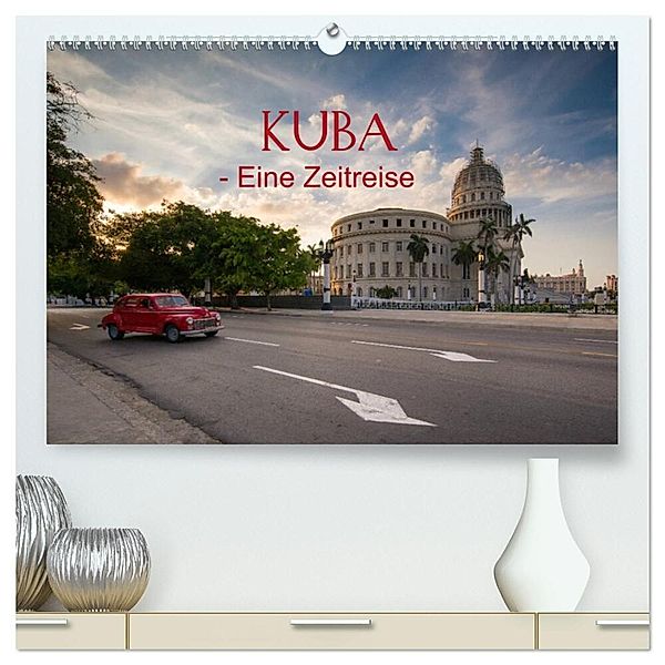 KUBA - Eine Zeitreise (hochwertiger Premium Wandkalender 2025 DIN A2 quer), Kunstdruck in Hochglanz, Calvendo, Franz Sussbauer