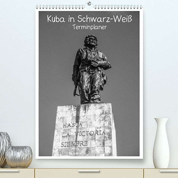 Kuba in Schwarz-Weiß (Premium, hochwertiger DIN A2 Wandkalender 2022, Kunstdruck in Hochglanz), ralf kaiser