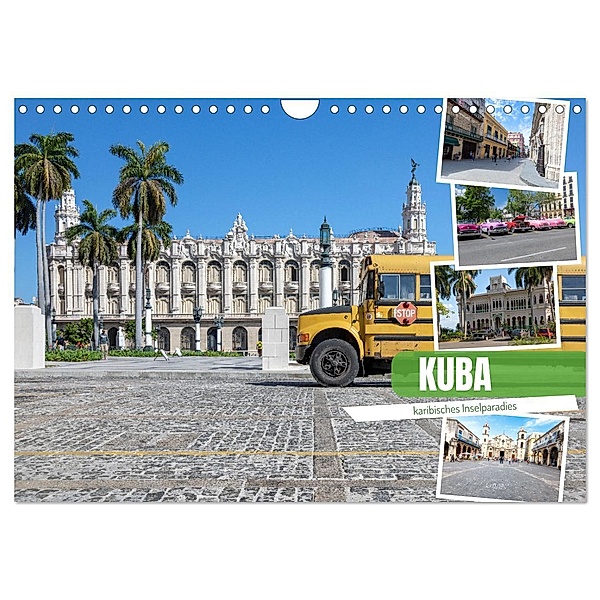 Kuba - karibisches Inselparadies (Wandkalender 2025 DIN A4 quer), CALVENDO Monatskalender, Calvendo, Tilo Grellmann
