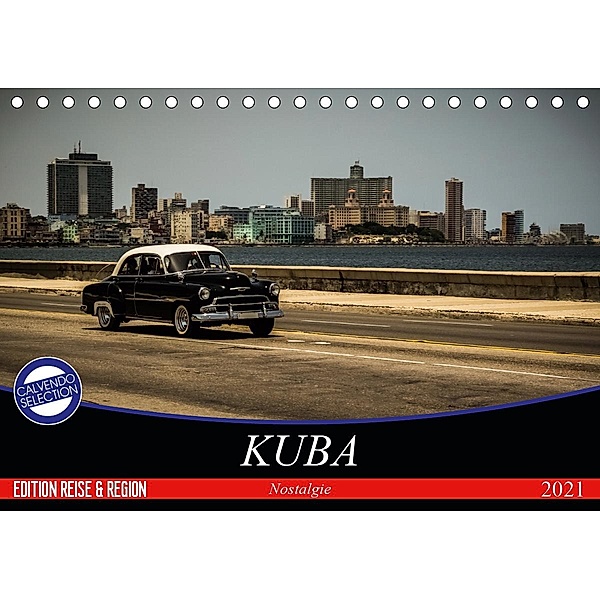 Kuba Nostalgie 2021 (Tischkalender 2021 DIN A5 quer), Stefanie Krüger