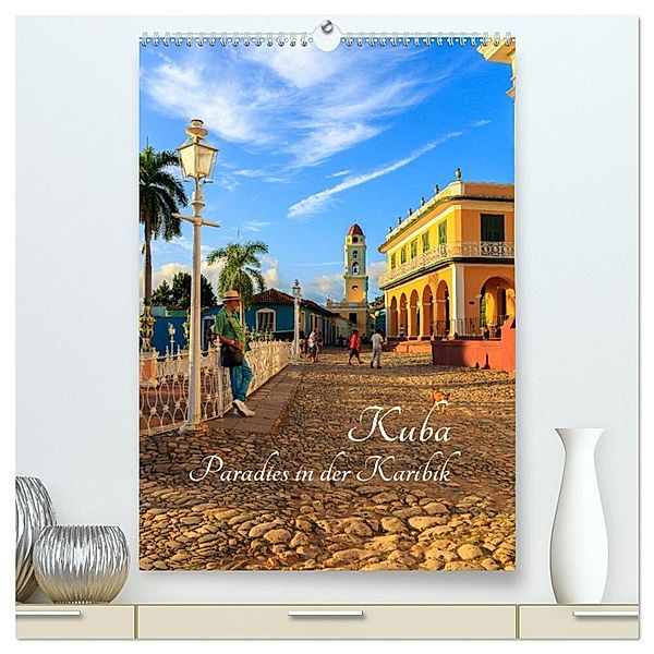 Kuba - Paradies in der Karibik (hochwertiger Premium Wandkalender 2024 DIN A2 hoch), Kunstdruck in Hochglanz, Reemt Peters-Hein