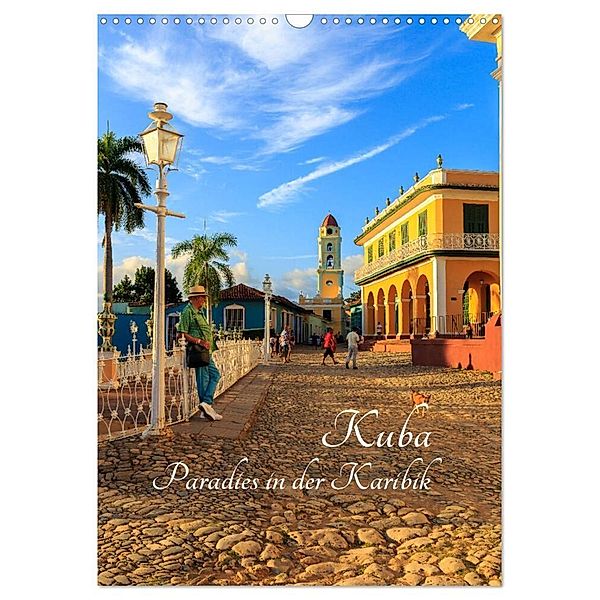 Kuba - Paradies in der Karibik (Wandkalender 2024 DIN A3 hoch), CALVENDO Monatskalender, Reemt Peters-Hein