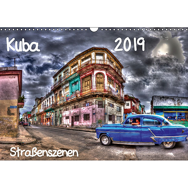 Kuba - Straßenszenen (Wandkalender 2019 DIN A3 quer), Karin Sturzenegger