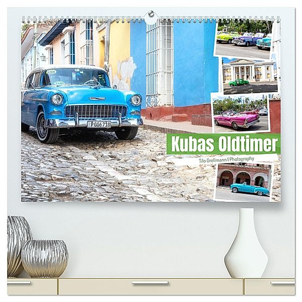 Kubas Oldtimer (hochwertiger Premium Wandkalender 2025 DIN A2 quer), Kunstdruck in Hochglanz, Calvendo, Tilo Grellmann