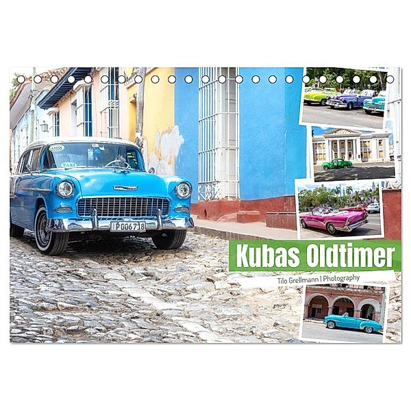 Kubas Oldtimer (Tischkalender 2024 DIN A5 quer), CALVENDO Monatskalender, Tilo Grellmann