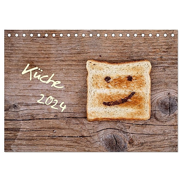 Küche (Tischkalender 2024 DIN A5 quer), CALVENDO Monatskalender, Nailia Schwarz