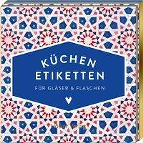 Küchen-Etiketten für Gläser & Flaschen (Blau, Hölker Küchenpapeterie)