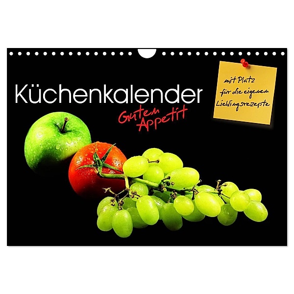 Küchenkalender Guten Appetit (Wandkalender 2024 DIN A4 quer), CALVENDO Monatskalender, Stefan Mosert
