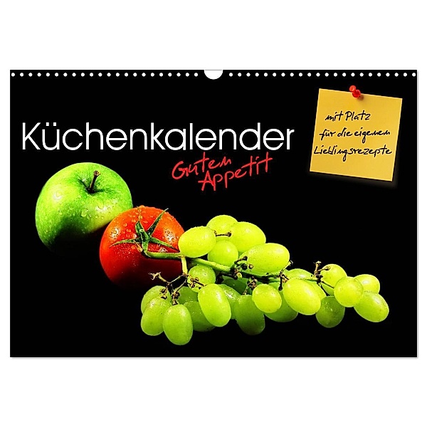Küchenkalender Guten Appetit (Wandkalender 2024 DIN A3 quer), CALVENDO Monatskalender, Stefan Mosert