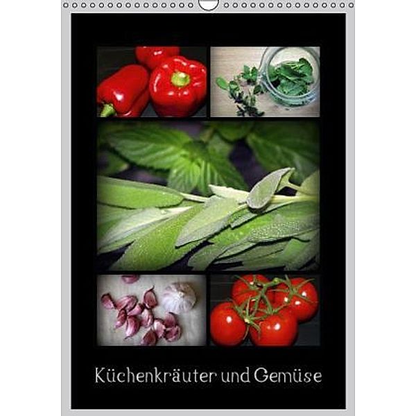 Küchenkräuter und Gemüse (Wandkalender 2016 DIN A3 hoch), FotoBirgit