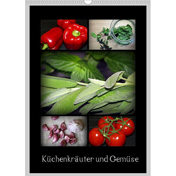 Küchenkräuter und Gemüse (Wandkalender 2022 DIN A3 hoch), FotoBirgit