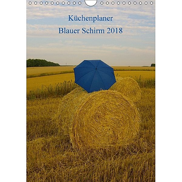 Küchenplaner Blauer Schirm (Wandkalender 2018 DIN A4 hoch), Andre Zahn