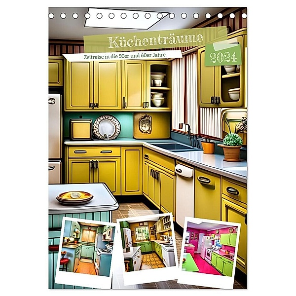 Küchenträume (Tischkalender 2024 DIN A5 hoch), CALVENDO Monatskalender, Christine aka stine1