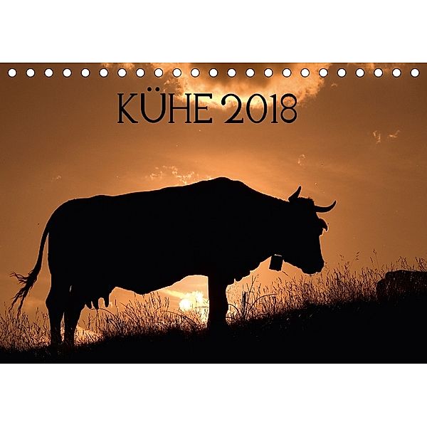 Kühe 2018 (Tischkalender 2018 DIN A5 quer), Jorge Ruiz del Olmo