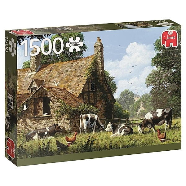 Kühe auf einem Bauernhof (Puzzle)