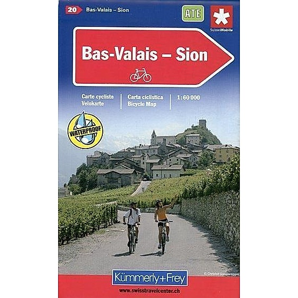 Kümmerly & Frey Karte Bas-Valais - Sion