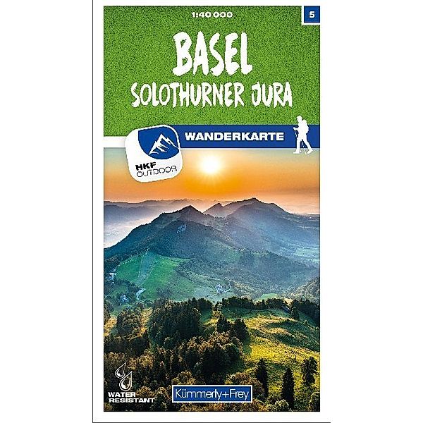 Kümmerly+Frey Karte Basel / Solothurner Jura Wanderkarte