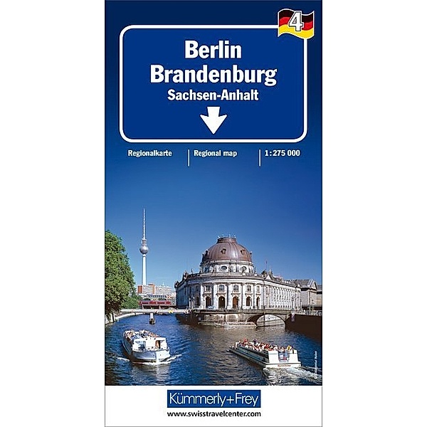 Kümmerly+Frey Karte Berlin - Brandenburg Regionalkarte
