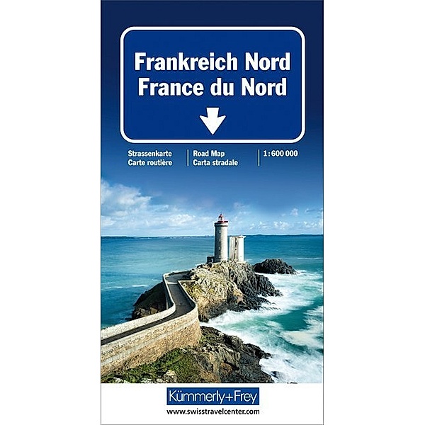 Kümmerly+Frey Karte Frankreich Nord / France du Nord Strassenkarte