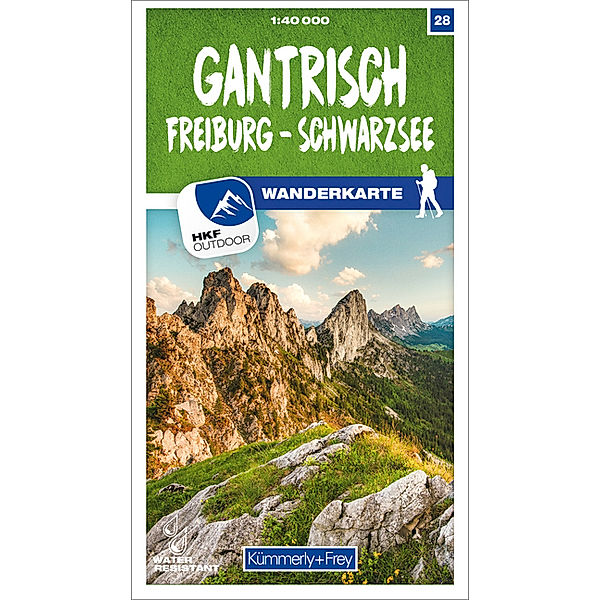 Kümmerly+Frey Karte Gantrisch / Freiburg -Schwarzsee Wanderkarte