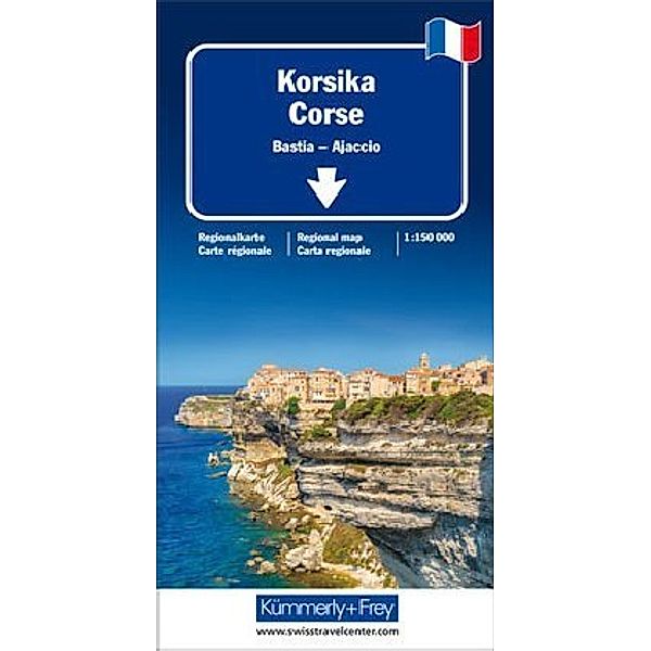 Kümmerly+Frey Karte Korsika /Corse Regionalkarte