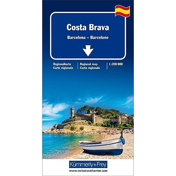 Kümmerly+Frey Karte / Kümmerly+Frey Regionalkarte Costa Brava / Barcelona
