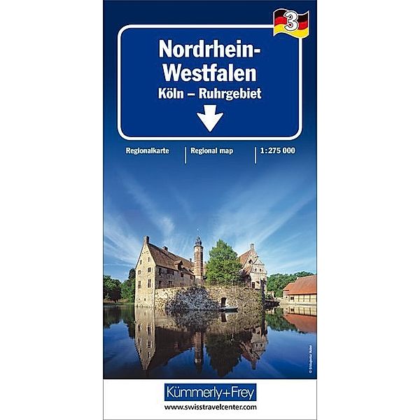 Kümmerly+Frey Karte Nordrhein-Westfalen Regionalkarte