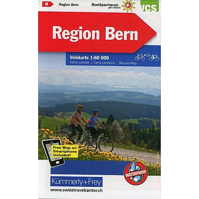 Kümmerly+Frey Karte Region Bern Velokarte Buch versandkostenfrei bei  Weltbild.ch bestellen