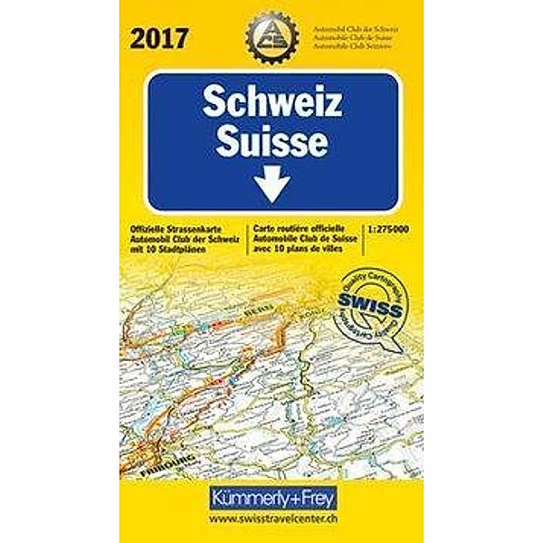 Kümmerly+Frey Karte Schweiz ACS Ausgabe 2017