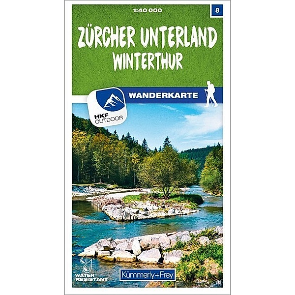 Kümmerly+Frey Karte Zürcher Unterland - Winterthur