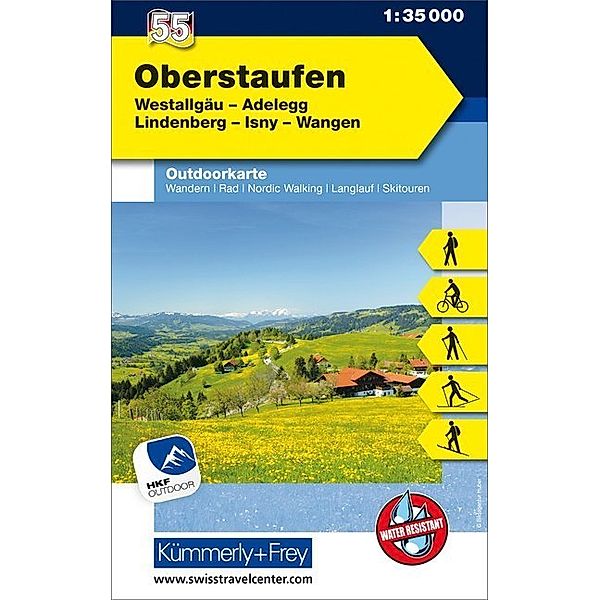 Kümmerly+Frey Outdoorkarte Oberstaufen