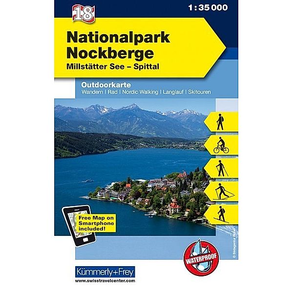 Kümmerly+Frey Outdoorkarte Österreich - Nationalpark Nockberge
