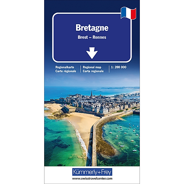 Kümmerly+Frey Reisekarten / Bretagne Regionalkarte