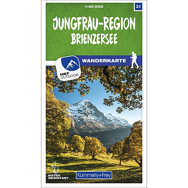 Kümmerly+Frey Wanderkarte 31 Jungfrau-Region 1:40.000