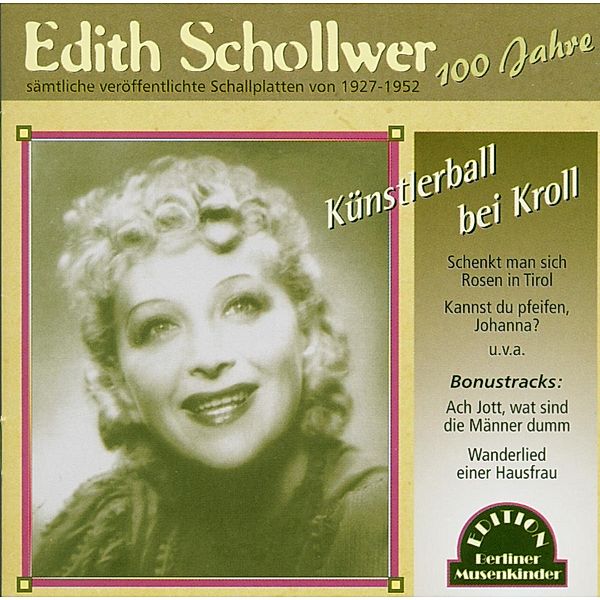 Künstlerball Bei Kroll, Edith Schollwer