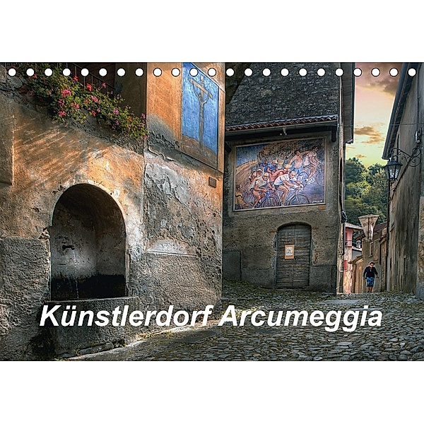 Künstlerdorf Arcumeggia (Tischkalender 2020 DIN A5 quer), Joachim Kalkhof
