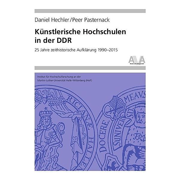 Künstlerische Hochschulen in der DDR, Daniel Hechler, Peer Pasternack