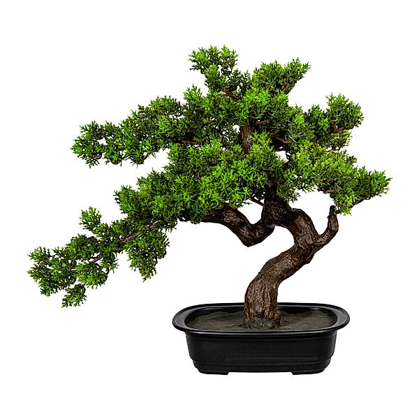 Künstliche Bonsai Myrte in Kunststoffschale (Größe: 40 cm)