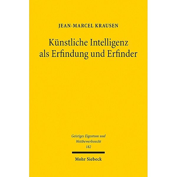 Künstliche Intelligenz als Erfindung und Erfinder, Jean-Marcel Krausen