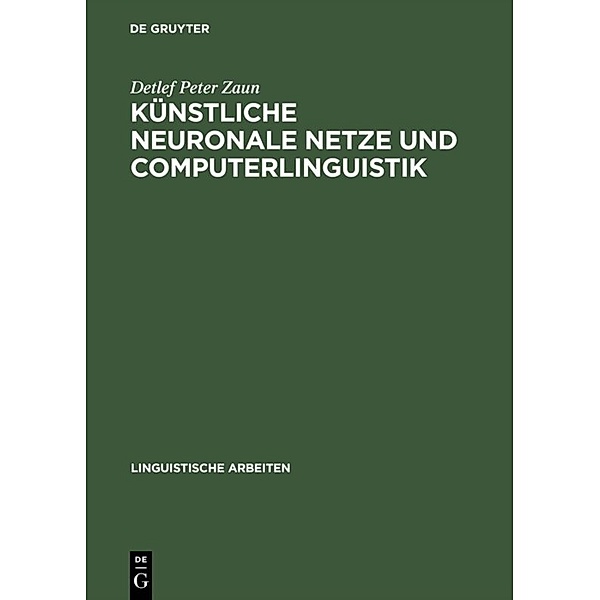 Künstliche neuronale Netze und Computerlinguistik, Detlef P. Zaun