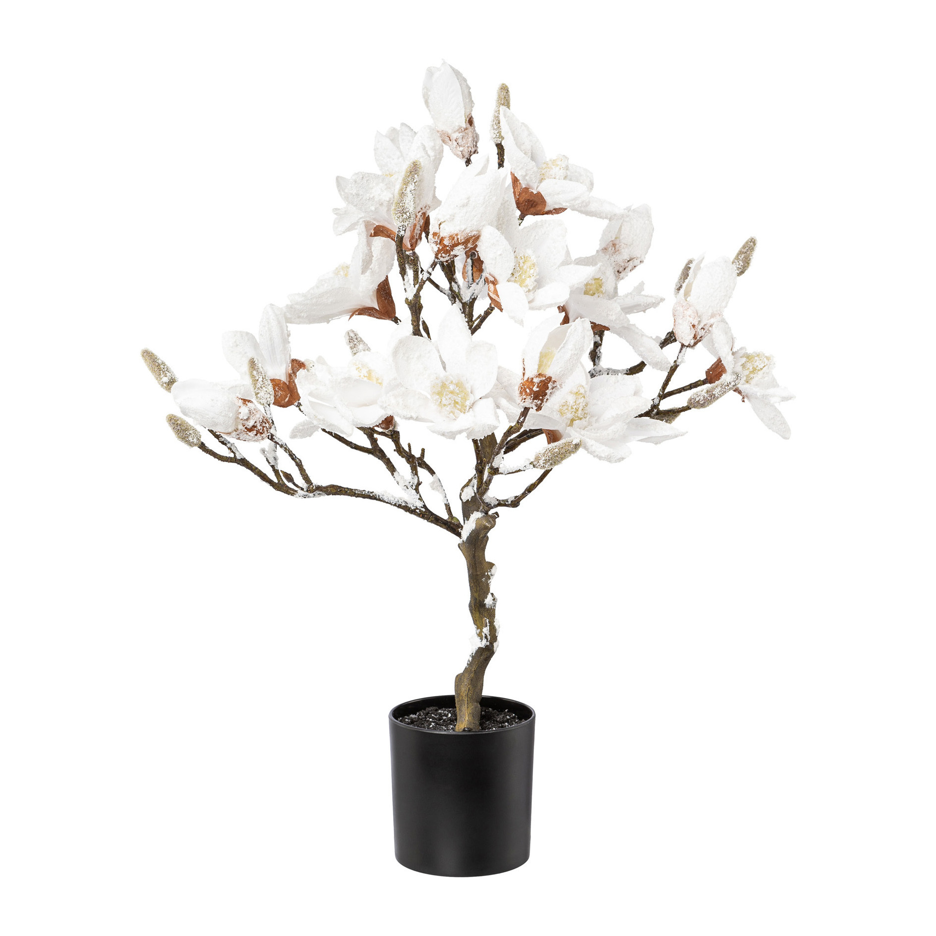 58 Magnolienbaum mit cm Schnee, Künstlicher