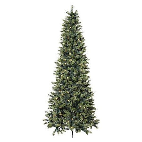 Künstlicher schlanker Tannenbaum mit Beleuchtung (Größe: 150 cm)