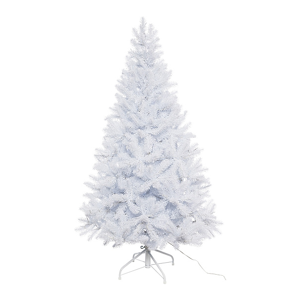 Künstlicher weißer Tannenbaum mit 783 Spitzen, 150 cm