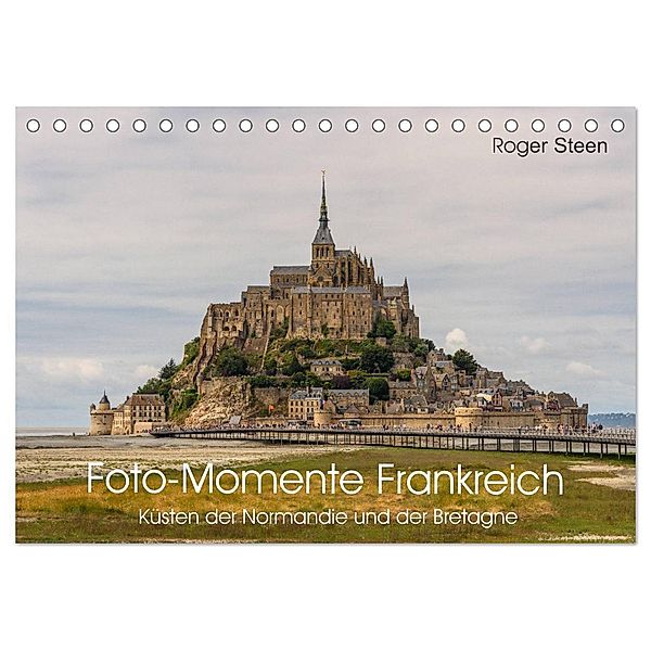 Küsten der Normandie und der Bretagne (Tischkalender 2024 DIN A5 quer), CALVENDO Monatskalender, Roger Steen