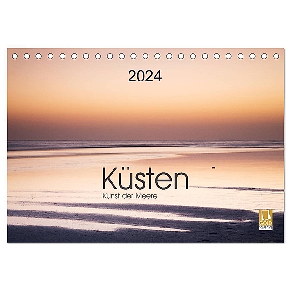 Küsten - Kunst der Meere (Tischkalender 2024 DIN A5 quer), CALVENDO Monatskalender, Lucyna Koch
