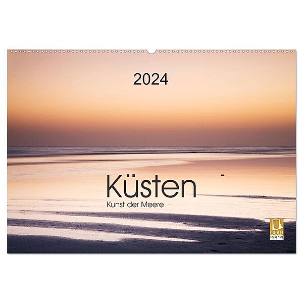 Küsten - Kunst der Meere (Wandkalender 2024 DIN A2 quer), CALVENDO Monatskalender, Lucyna Koch