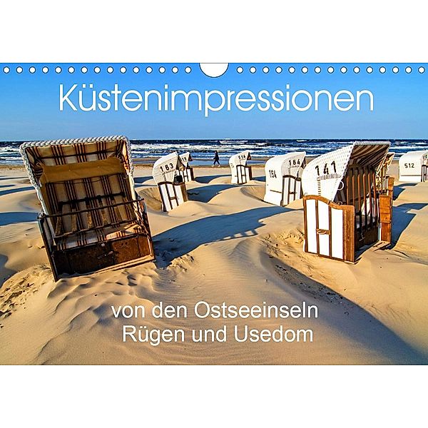 Küstenimpressionen von den Ostseeinseln Rügen und Usedom (Wandkalender 2020 DIN A4 quer), Sascha Ferrari