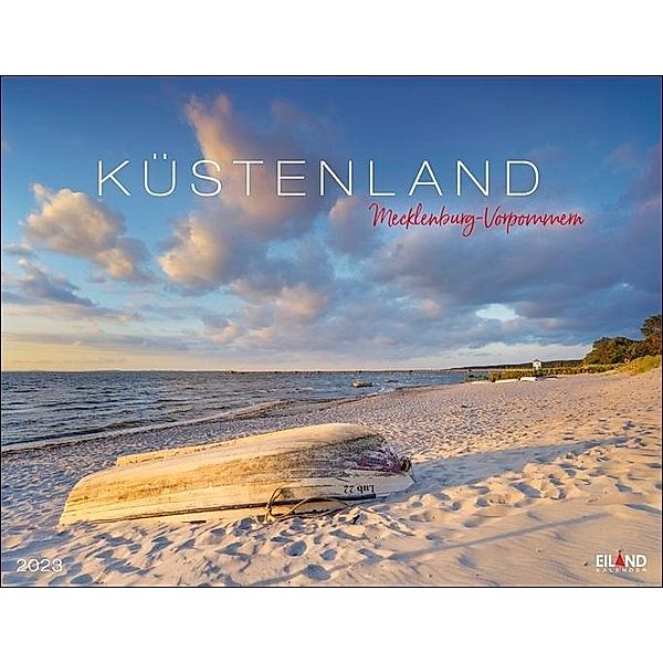 Küstenland Mecklenburg-Vorpommern Kalender 2023. Wunderschöne Fotos von Ostsee-Stränden in einem Kalender 2023. Landscha