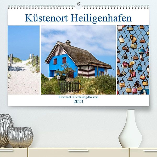 Küstenort Heiligenhafen (Premium, hochwertiger DIN A2 Wandkalender 2023, Kunstdruck in Hochglanz), Schnellewelten